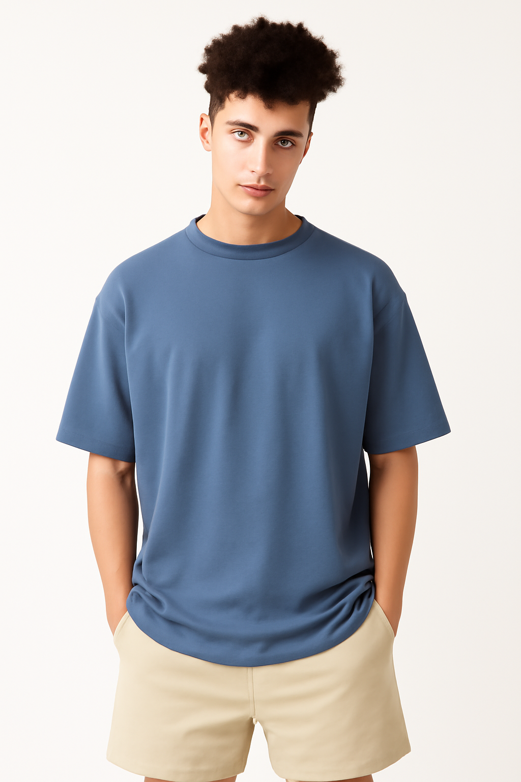 Oversized Plain French-Terry Dark GREY