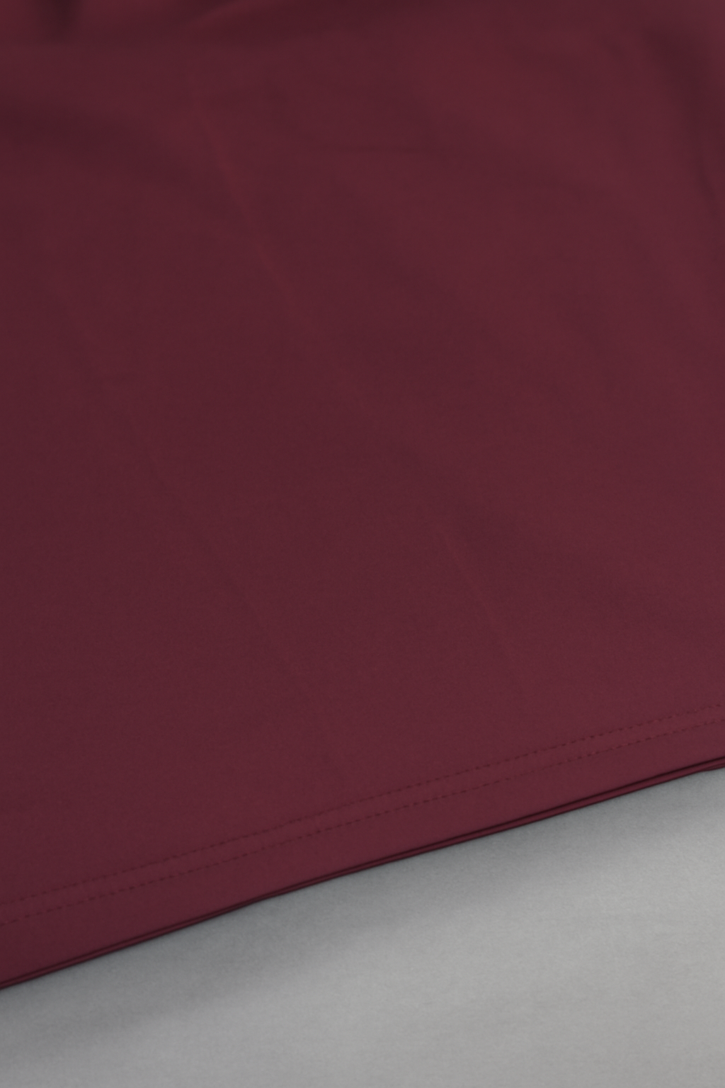 Oversized Plain French-Terry , Maroon