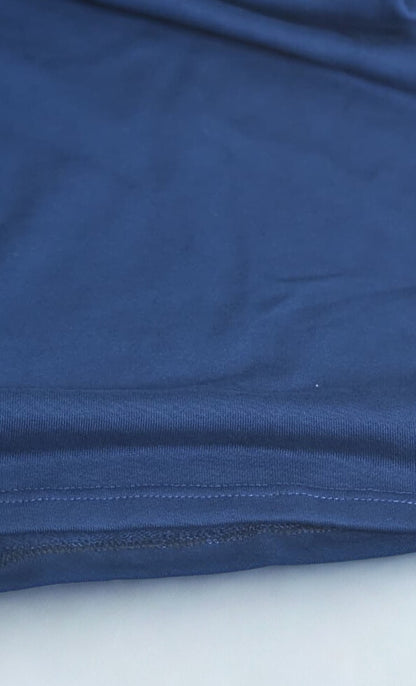Oversized Plain French-Terry  Dark Blue