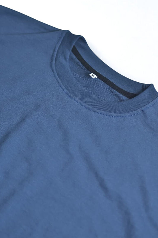 Oversized Plain French-Terry  Dark GREY